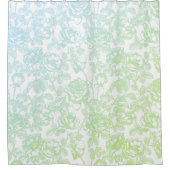  flessenpatroon Roos Douchegordijn (Voorkant)