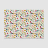 flessenpatroon van Floral Spring Tissuepapier (Voorkant)