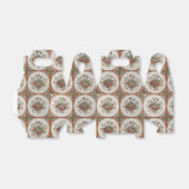 flessenpatroon van Floral Terracotta Bedankdoosjes (Uitgevouwen)