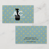 Flessenspray / Polka Dot Visitekaartje (Voorkant / Achterkant)