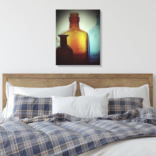 flessenstilstand canvas afdruk (Insitu (Slaapkamer))