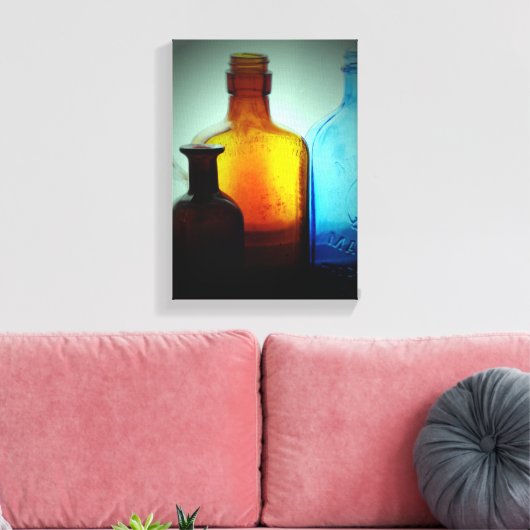 flessenstilstand canvas afdruk (Insitu (Woonkamer))