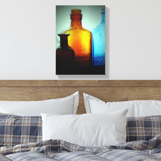 flessenstilstand canvas afdruk (Insitu (Slaapkamer))