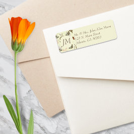  flessenvlinderpatroon etiket