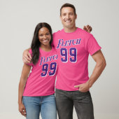 Fletch 99 La Lakers Style - PaarsWit T-shirt (Unisex)