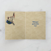 Fletcher Badge & Tartan Persoonlijke Kaart (Binnen)