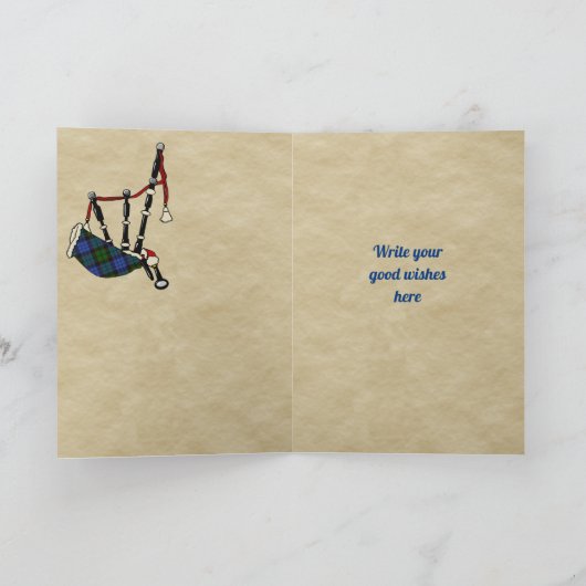 Fletcher Badge & Tartan Persoonlijke Kaart (Binnen)