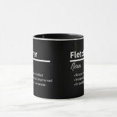 Fletcher Boy Name Definition Personalized Mug Mok (Midden)