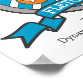 Fletcher boys F name betekenend oranje crest poste Poster (Hoek)