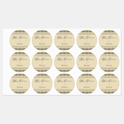 Fletcher Christmas Food Labels (Vel)