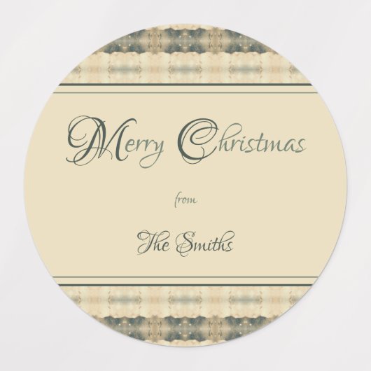 Fletcher Christmas Voedsetiketten Labels (Design 1)