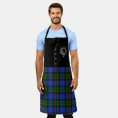 Fletcher Clan Badge & Tartan Kilt Schort (Gedragen)