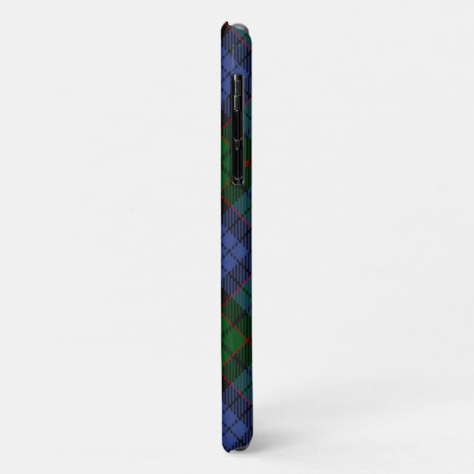 Fletcher Clan Badge & Tartan Telefoon Case (Achterkant/links)