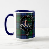 Fletcher Clan Badge & Wrap rond Tartan Mok (Links)