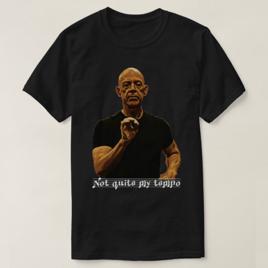 Fletcher Drummer Damien Chazelle niet helemaal mij T-shirt (Design voorkant)