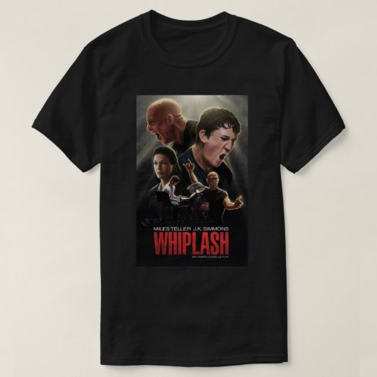 Fletcher Drummer Damien Chazelle Whiplash Cute Gif T-shirt (Design voorkant)