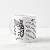 Fletcher Family Coat of Arms Mok (Voorkant links)