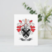 Fletcher Family Crest Coat of Arms Briefkaart (Staand voorkant)