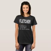 FLETCHER is hetzelfde als een normale man, gewoon T-shirt (Voorkant volledig)
