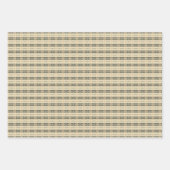 Fletcher met donkergroene vaste stof inpakpapier vel (Voorkant 3)