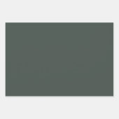 Fletcher met donkergroene vaste stof inpakpapier vel (Voorkant 2)