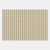 Fletcher met donkergroene vaste stof inpakpapier vel (Voorkant)