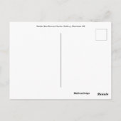 Fletcher Moss Botanische Tuin Aquarel Briefkaart (Achterkant)