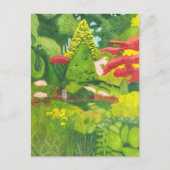 Fletcher Moss Botanische Tuin Aquarel Briefkaart (Voorkant)