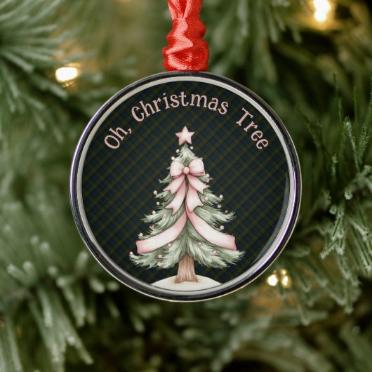 Fletcher of Dunans Scottish Tartan Christmas Metalen Ornament (Boom)