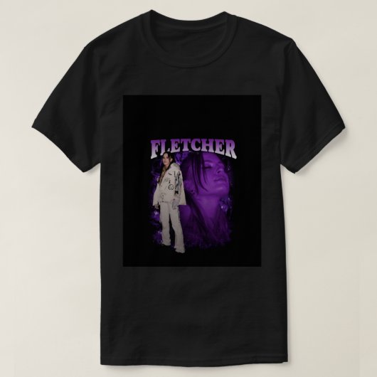 Fletcher - Retro 90s Bootleg Style Graphic T-shirt (Design voorkant)