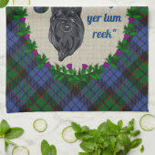 Fletcher Scottie Honden Keukenhanddoek (Gevouwen)