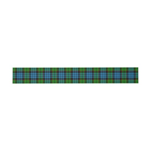 Fletcher Scottish Tartan Belly Band Uitnodigingen Wikkel (Vlak)