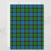 Fletcher Scottish Wedding Invitation Kaart (Achterkant)