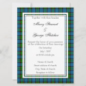 Fletcher Scottish Wedding Invitation Kaart (Voorkant)