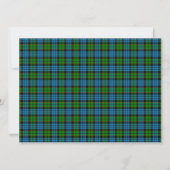 Fletcher Scottish Wedding Invitation Kaart (Achterkant)