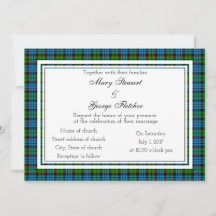 Fletcher Scottish Wedding Invitation