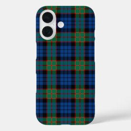 Fletcher Tartan Bright Blue en Green Pset iPhone 16 Hoesje