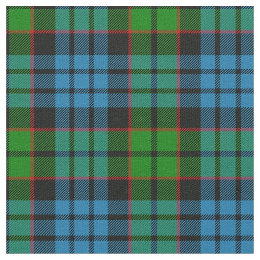 Fletcher Tartan Print Stof (Close Up)