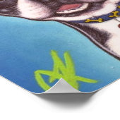 Fletcher the Boston Terrier Poster (Hoek)