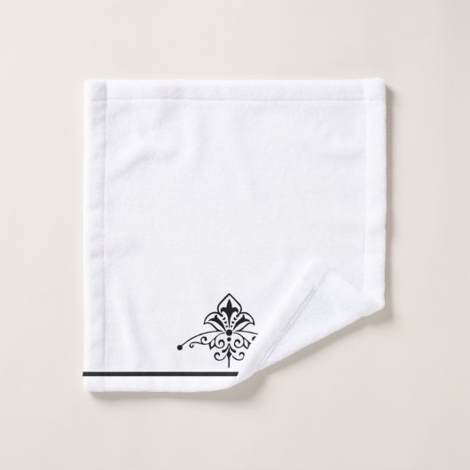 Fleu De Lis Bad Handdoek (Wasdoekje)