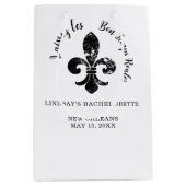 Fleue De Lis Bachelorette Gift Bag Medium Cadeauzakje (Voorkant)