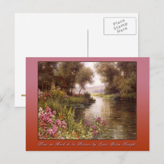 Fleur au Bord de la Riviere Briefkaart (Voorkant / Achterkant)
