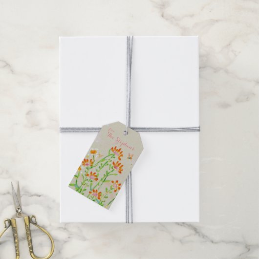 Fleur cadeaukaart cadeaulabel (Met Touw)