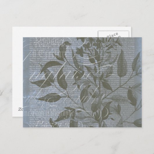 Fleur de Bleu I Briefkaart (Voorkant / Achterkant)