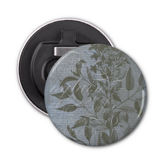 Fleur de Bleu I Button Flesopener (Voorkant)