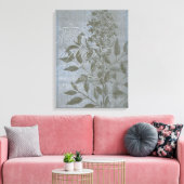 Fleur de Bleu I Canvas Afdruk (Insitu (Woonkamer))