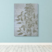 Fleur de Bleu I Canvas Afdruk (Insitu (Houten vloer))