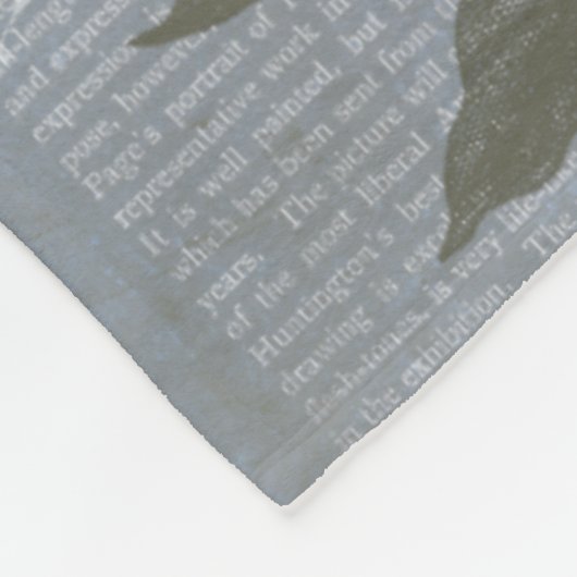 Fleur de Bleu I Fleece Deken (Hoek)