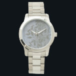 Fleur de Bleu I Horloge<br><div class="desc">Floral</div>