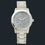 Fleur de Bleu I Horloge<br><div class="desc">Floral</div>